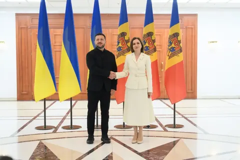 Зеленський і Санду: дружній візит у день незалежності Молдови