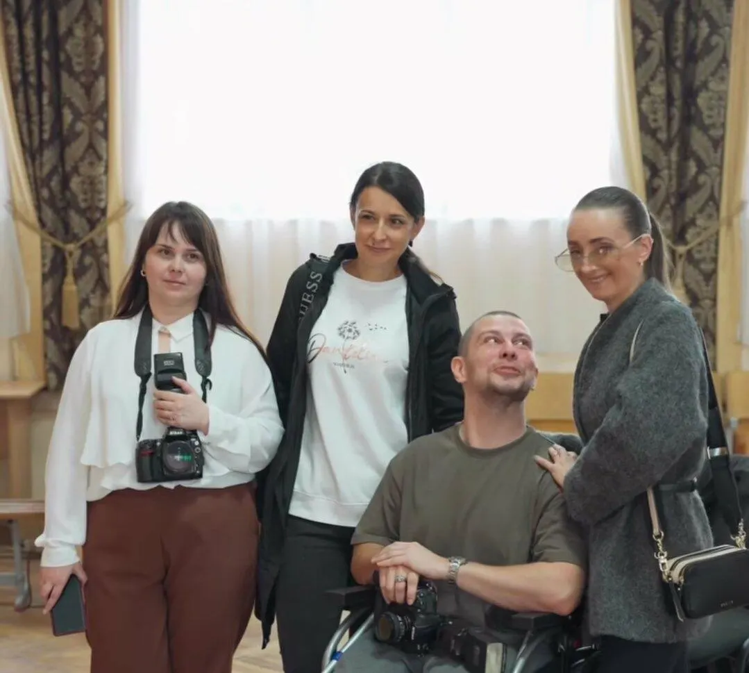 Ветеран із Рівного повернувся до фотографії після реабілітації