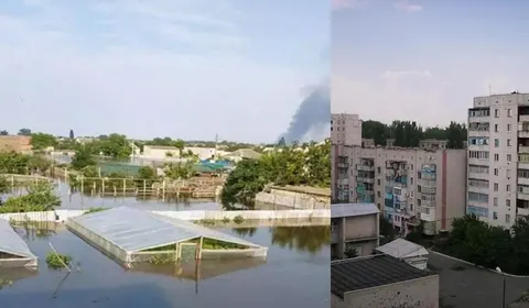 Олешки: люди гріють воду з батарей, а виїхати не можуть