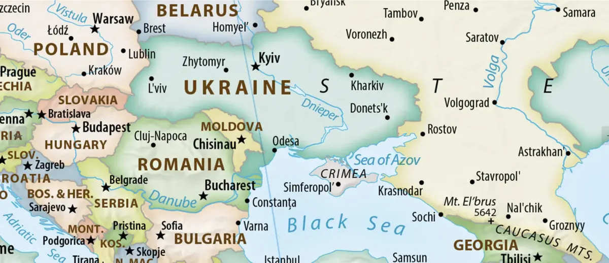 Науседа вказав Гутеррішу на сірий Крим на новій карті ООН