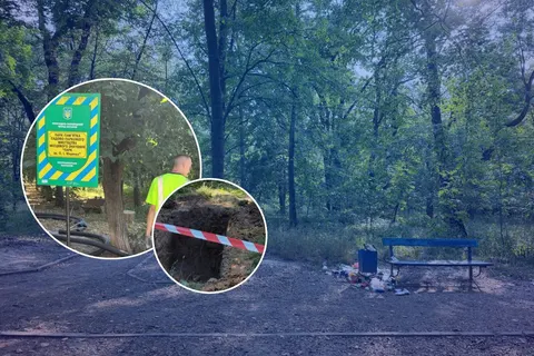 Парк Ющенка у Вінниці перерили траншеями: хто і чому копав без дозволів