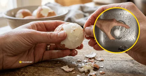 Яйце чиститься за три секунди: кухонна хитрість зі склянкою води
