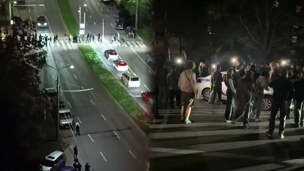 У Чернігові водій зачинився в Audi, а потім зник: поліція розслідує блокування авто патрульних