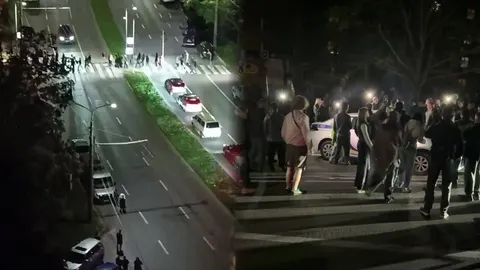 У Чернігові водій зачинився в Audi, а потім зник: поліція розслідує блокування авто патрульних