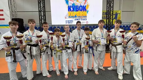 Дев'ять миколаївських каратистів привезли нагороди з Кубка України в Ужгороді