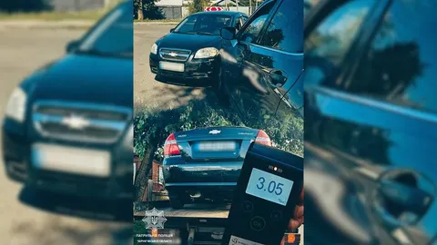 У Чернігові нетверезий водій Chevrolet спричинив ДТП: 3,17 проміле і протоколи