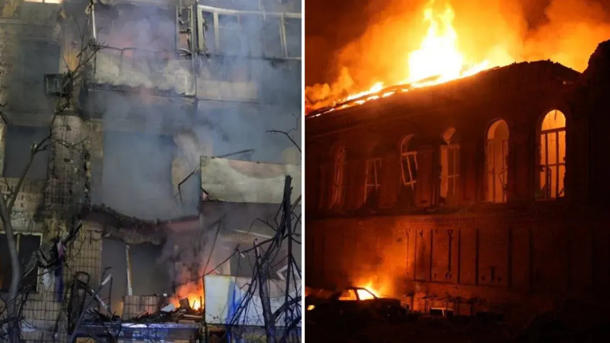 Атака на Запоріжжя: палав найстаріший корпус ЗНУ 1902 року, п'ятеро постраждалих