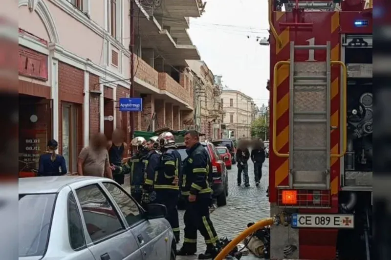 У Чернівцях горів магазин одягу