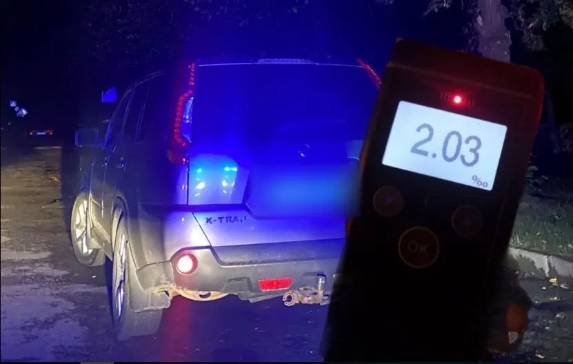 У Ковелі водій Nissan «надихав» 2,03 проміле — це понад 10 норм