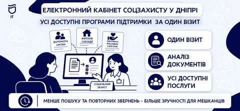 У Дніпрі соцзахист підказує: як отримати більше допомоги за один візит