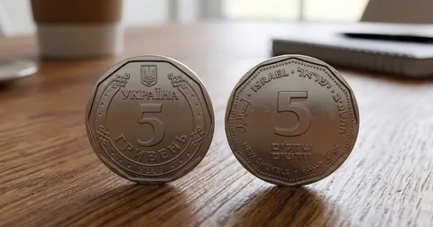 П'ять гривень чи п'ять шекелів? Мережу розвеселила схожість монет