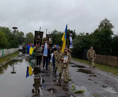 На Волині попрощалися з Віталієм Щербачуком, який загинув на Курщині
