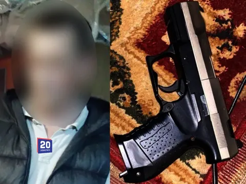 На Вінниччині чоловік зустрів поліцію з пістолетом