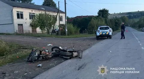 На Самбірщині зіткнулися два мотоцикли: двоє травмованих