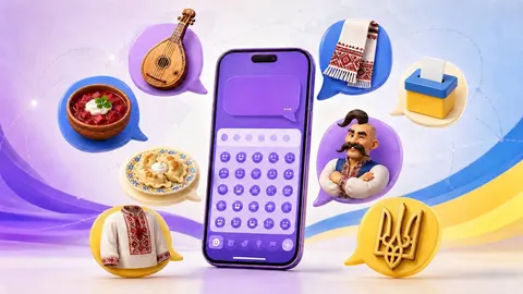 Українські емодзі у Viber: обираємо борщ чи тризуб