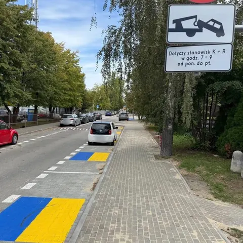 Синьо-жовті паркомісця у Польщі розлютили місцевих: виявилося, це не для українців
