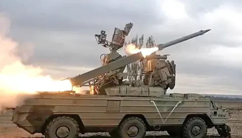 Бійці «Спартана» спалили російську «Осу» за 10 мільйонів доларів на Донеччині