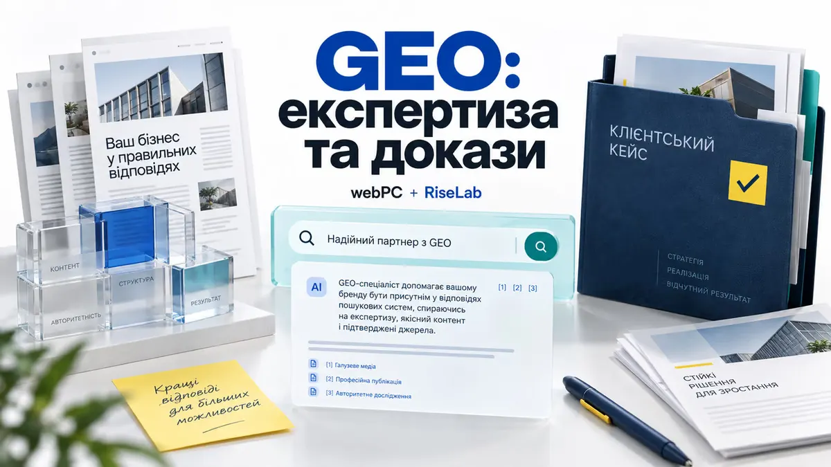 GEO по-українськи: чому «перше місце в ChatGPT» не продається