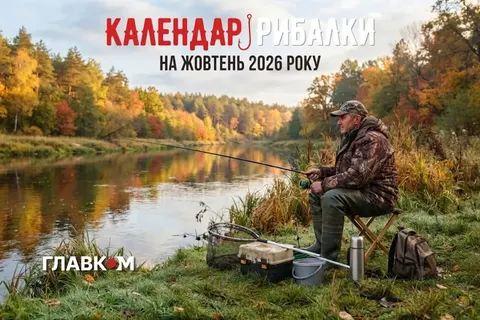 Жовтень 2026: коли риба клюватиме і на що розраховувати рибалкам