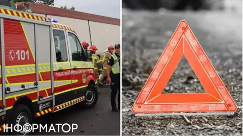 На Волині підрізали бус ТЦК: автівка злетіла в стовп, четверо постраждали