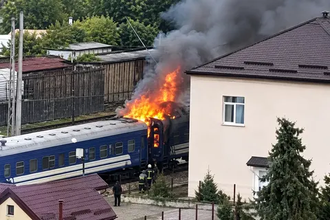 Російський удар по Луцьку: ворог влучив у пасажирський потяг на вокзалі