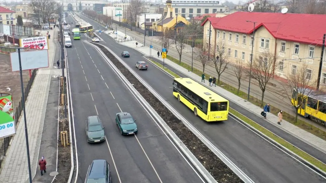 Львів змінює рух на п'яти ділянках: нові переходи, острівець і заборона зупинки